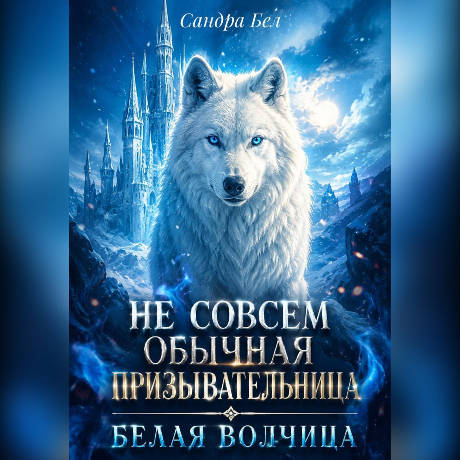 Обложка книги «Не совсем обычная призывательница. Белая волчица»