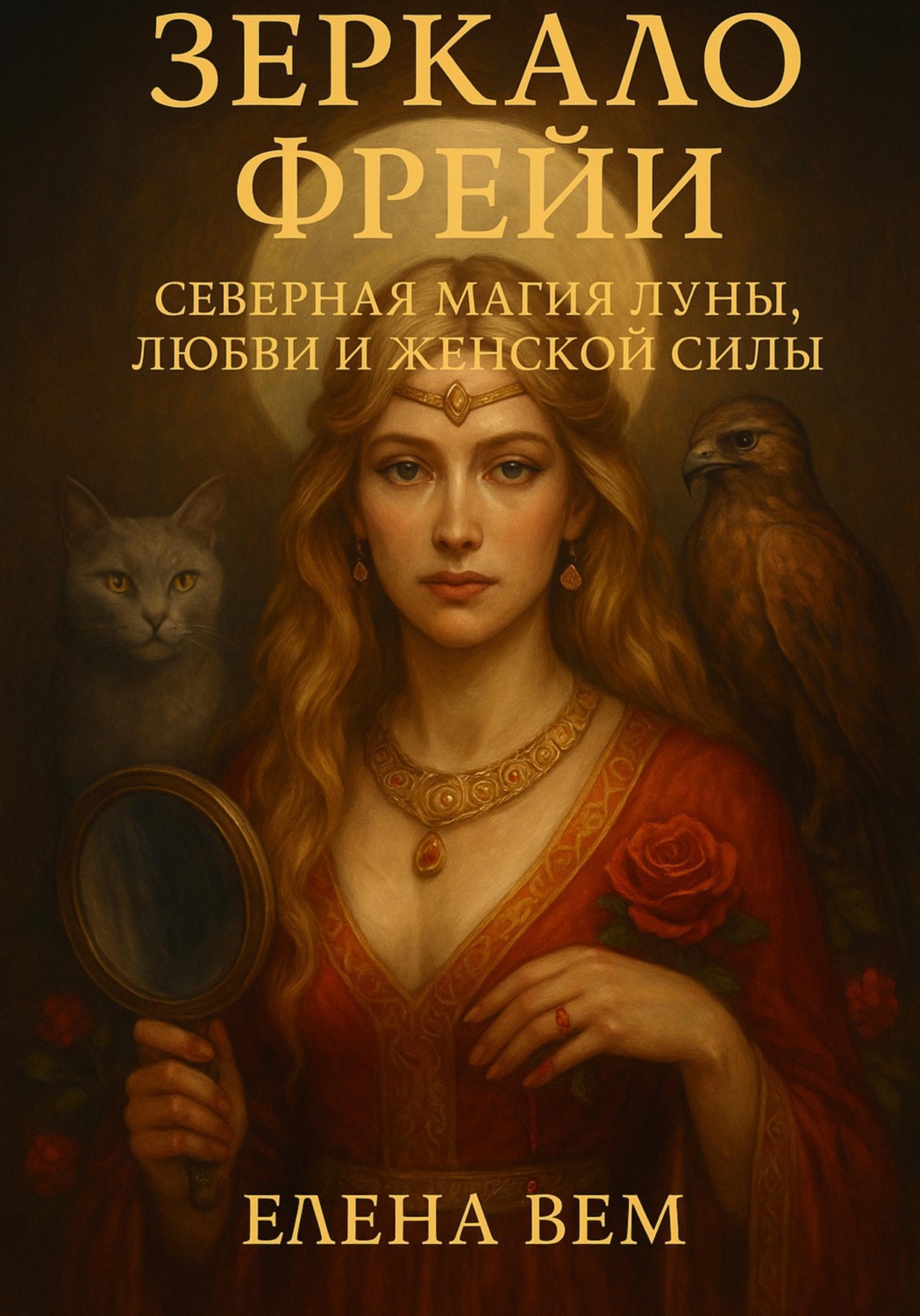 Обложка книги «Зеркало Фрейи. Северная магия луны, любви и женской силы»