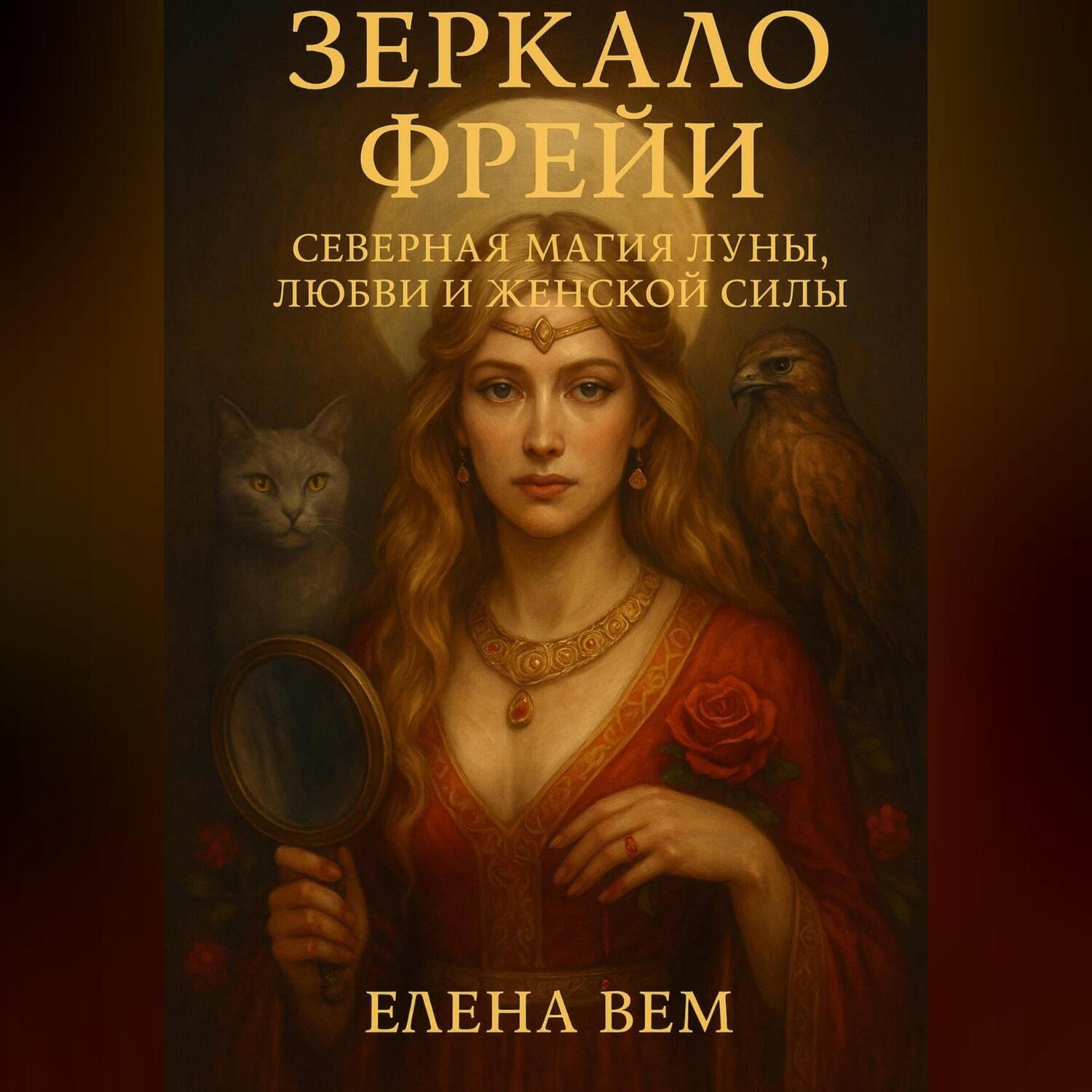Обложка книги «Зеркало Фрейи. Северная магия луны, любви и женской силы.»