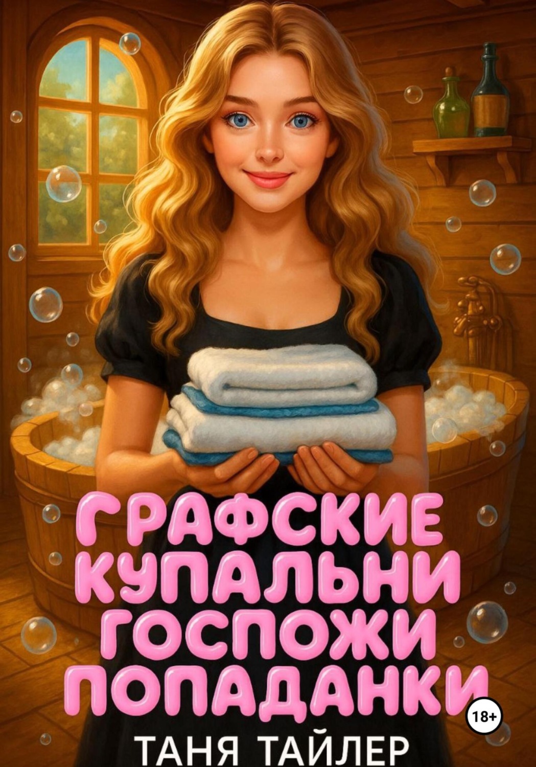 Обложка книги «Графские купальни госпожи попаданки»
