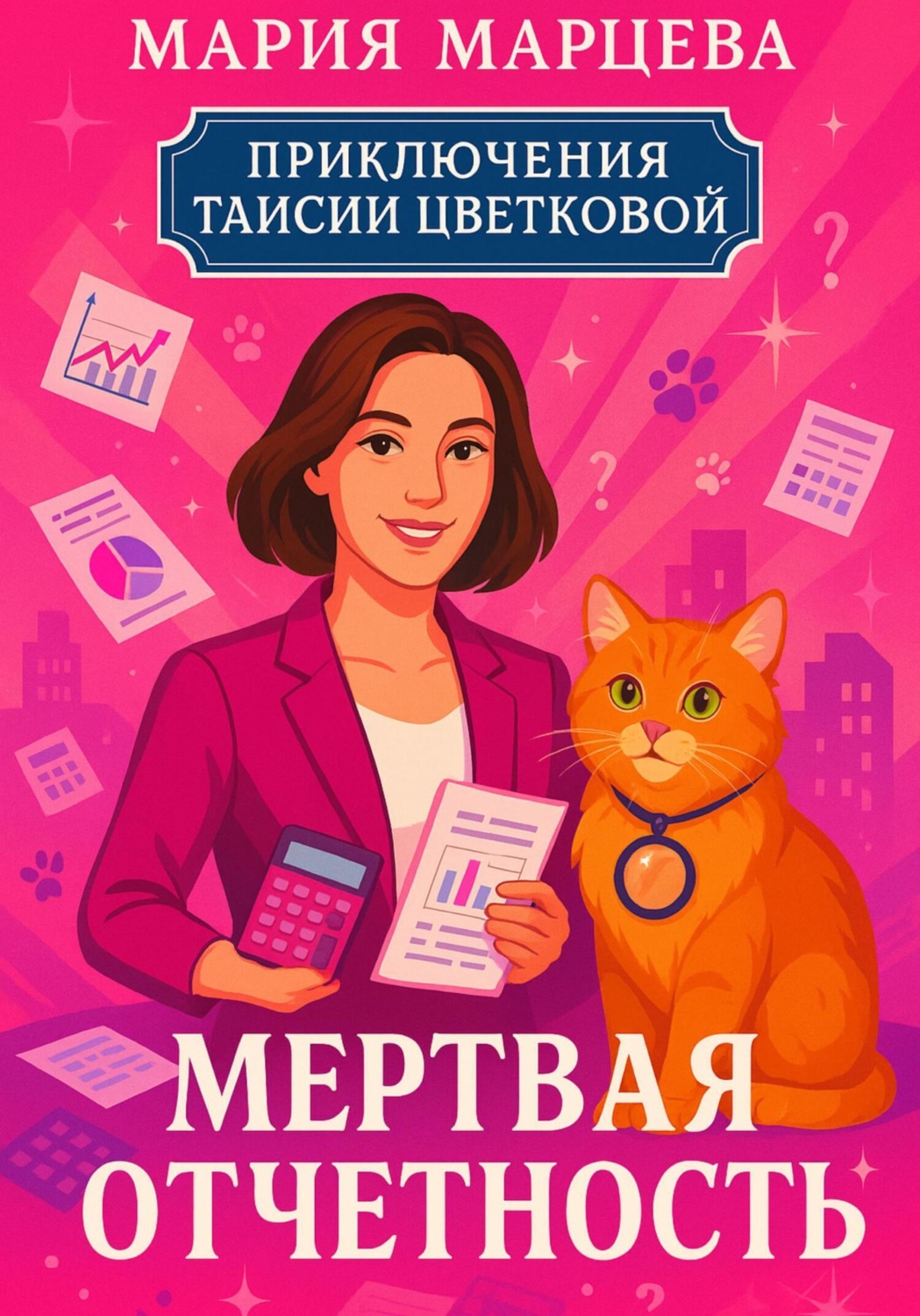 Обложка книги «Приключения Таисии Цветковой. Мёртвая отчётность»
