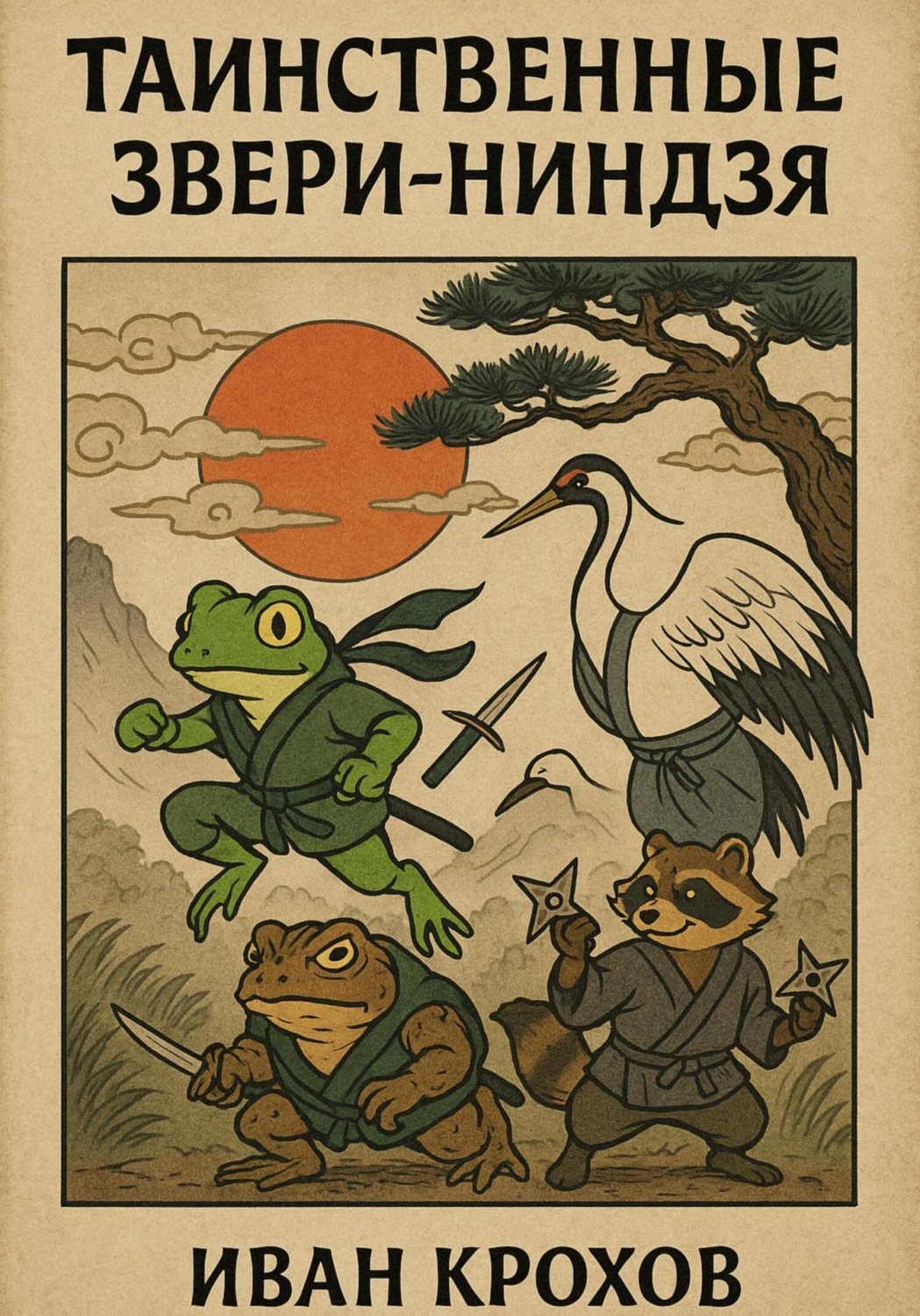 Обложка книги «Таинственные звери-ниндзя»