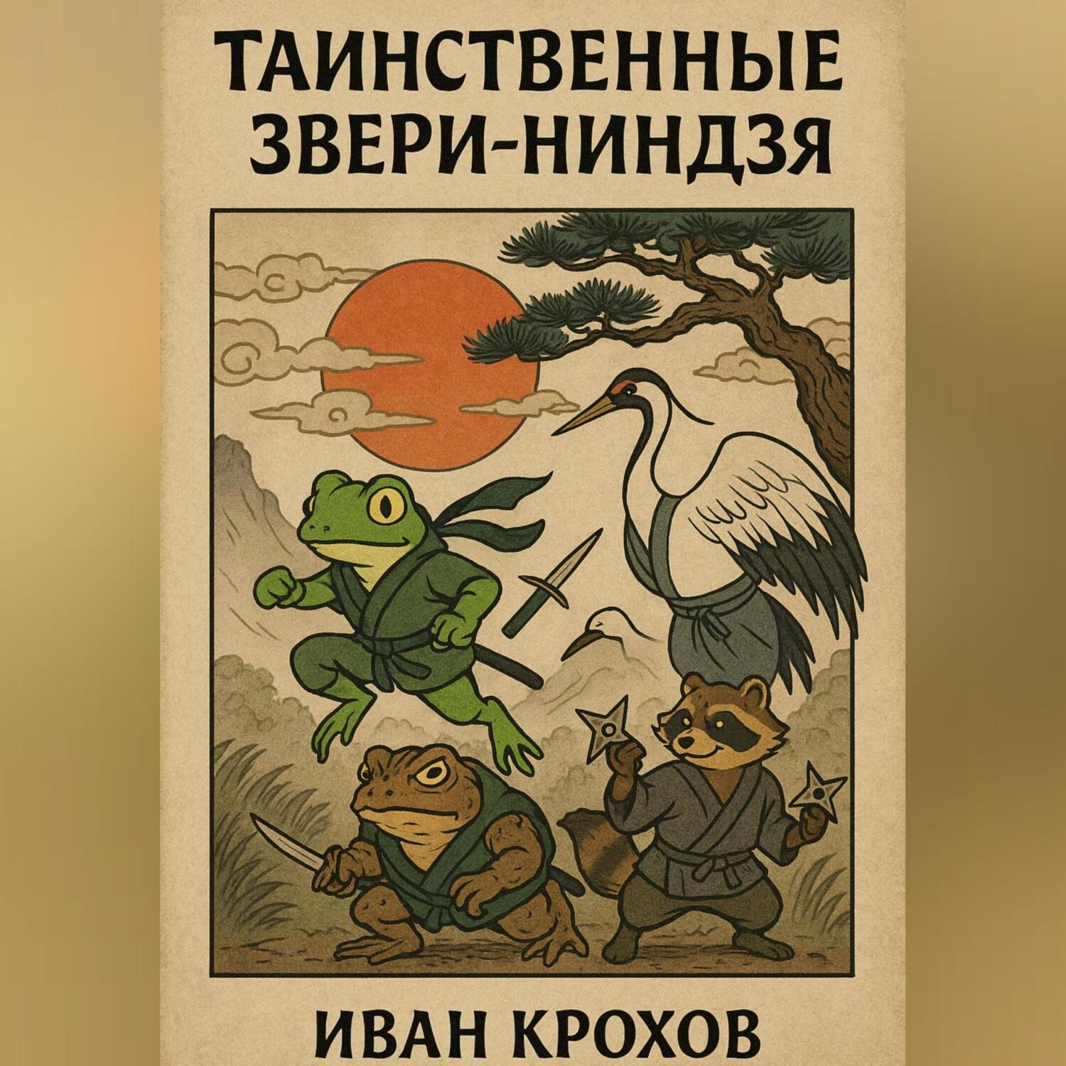Обложка книги «Таинственные звери-ниндзя»