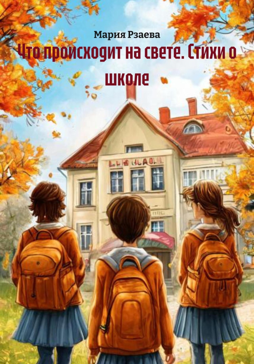 Обложка книги «Что происходит на свете. Стихи о школе»