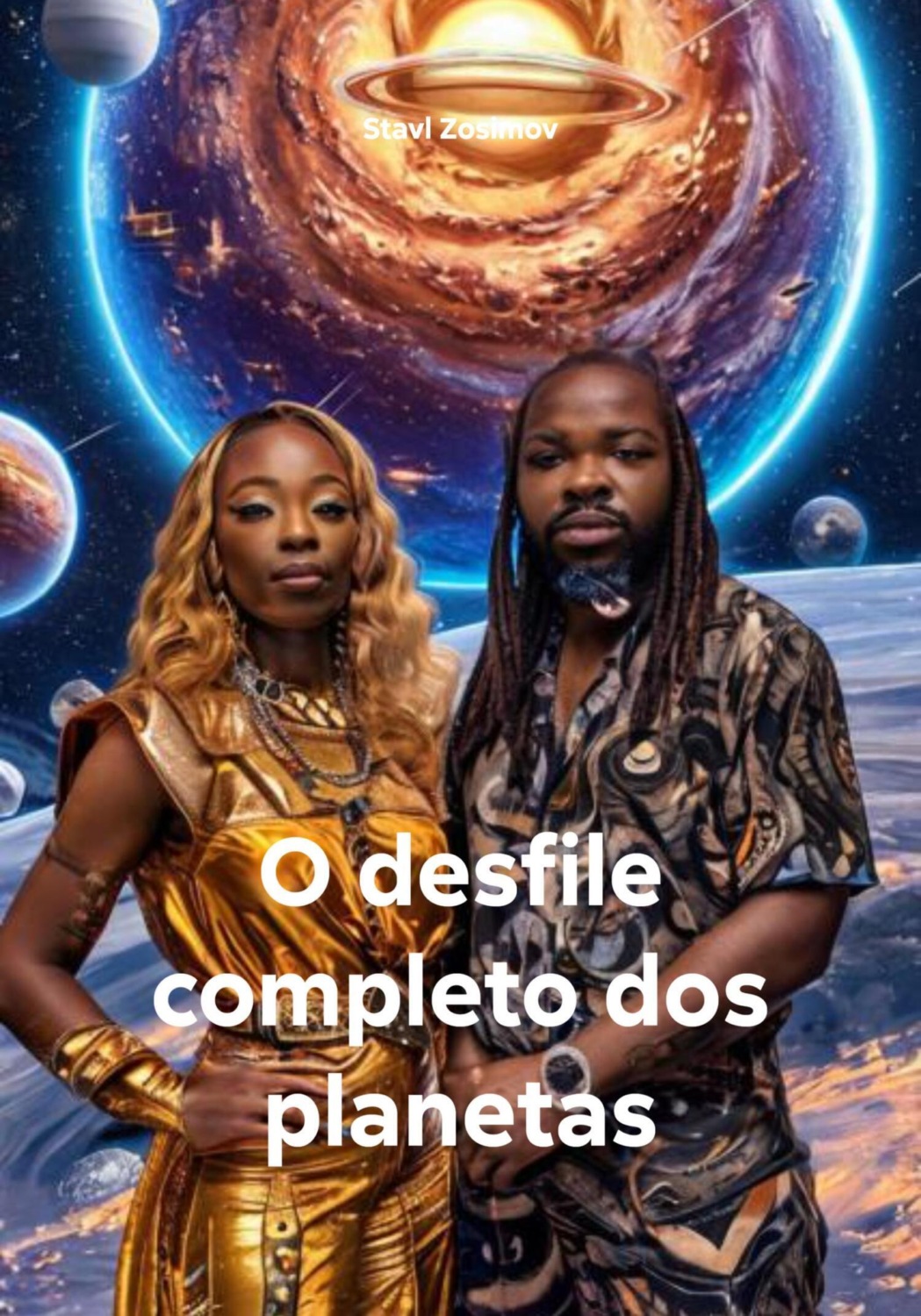 Обложка книги «O desfile completo dos planetas»