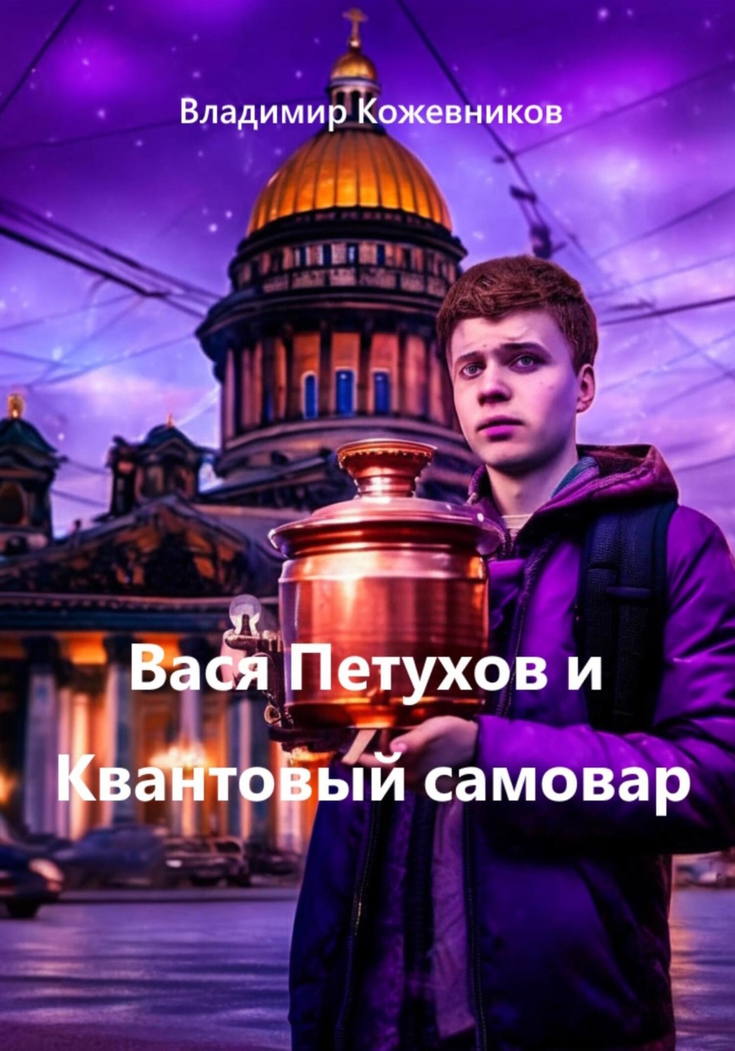 Обложка книги «Вася Петухов и Квантовый самовар»