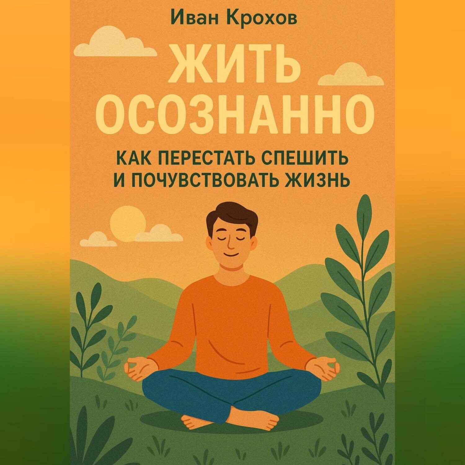 Обложка книги «Жить осознанно: как перестать спешить и почувствовать жизнь»