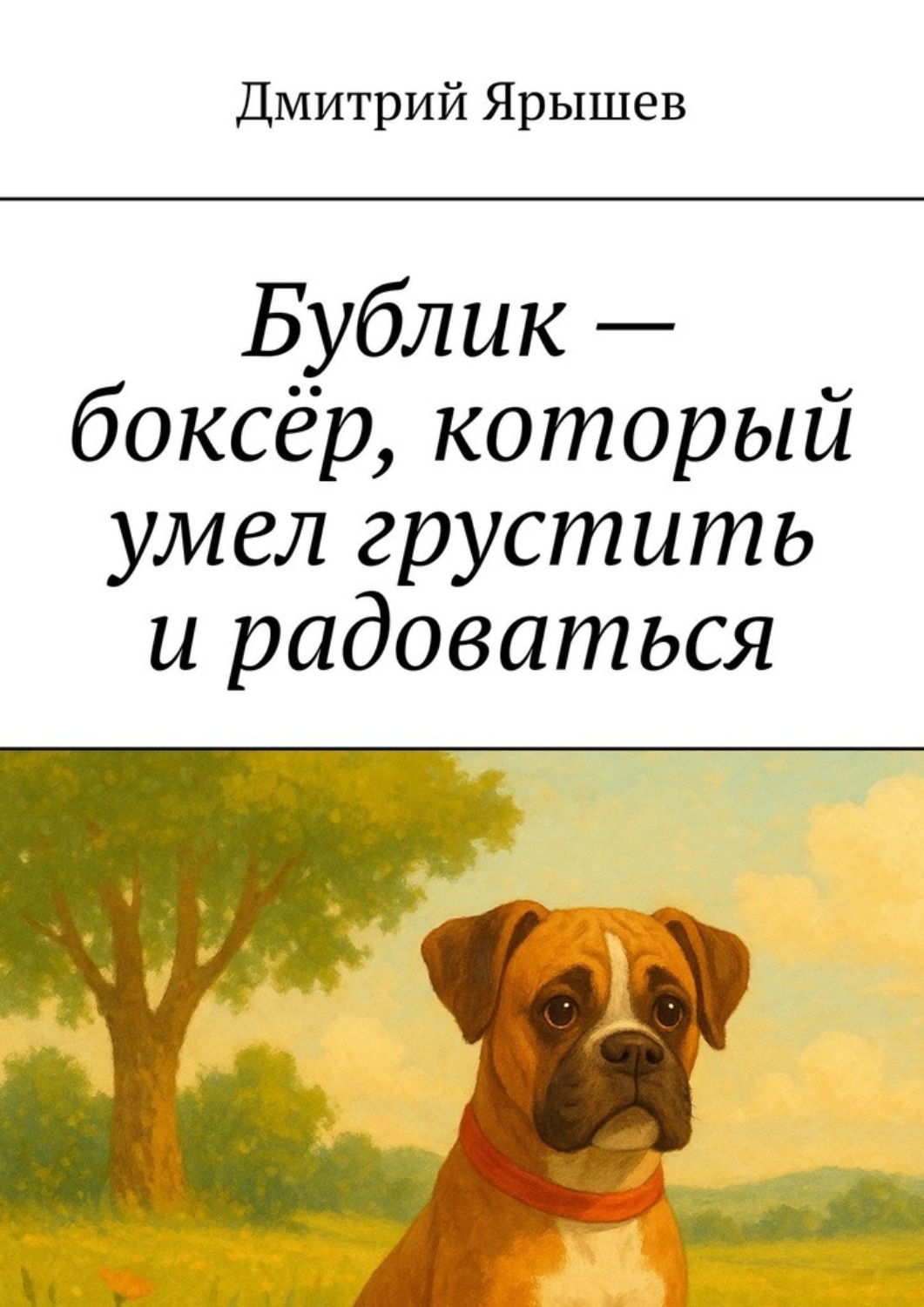 Обложка книги «Бублик – боксёр, который умел грустить и радоваться»