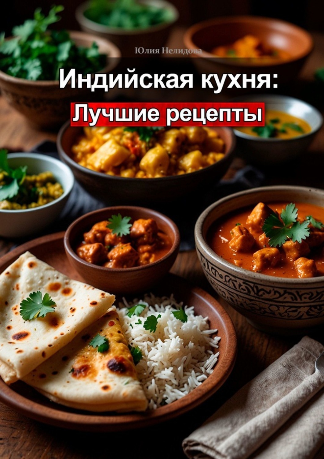 Обложка книги «Индийская кухня: лучшие рецепты»