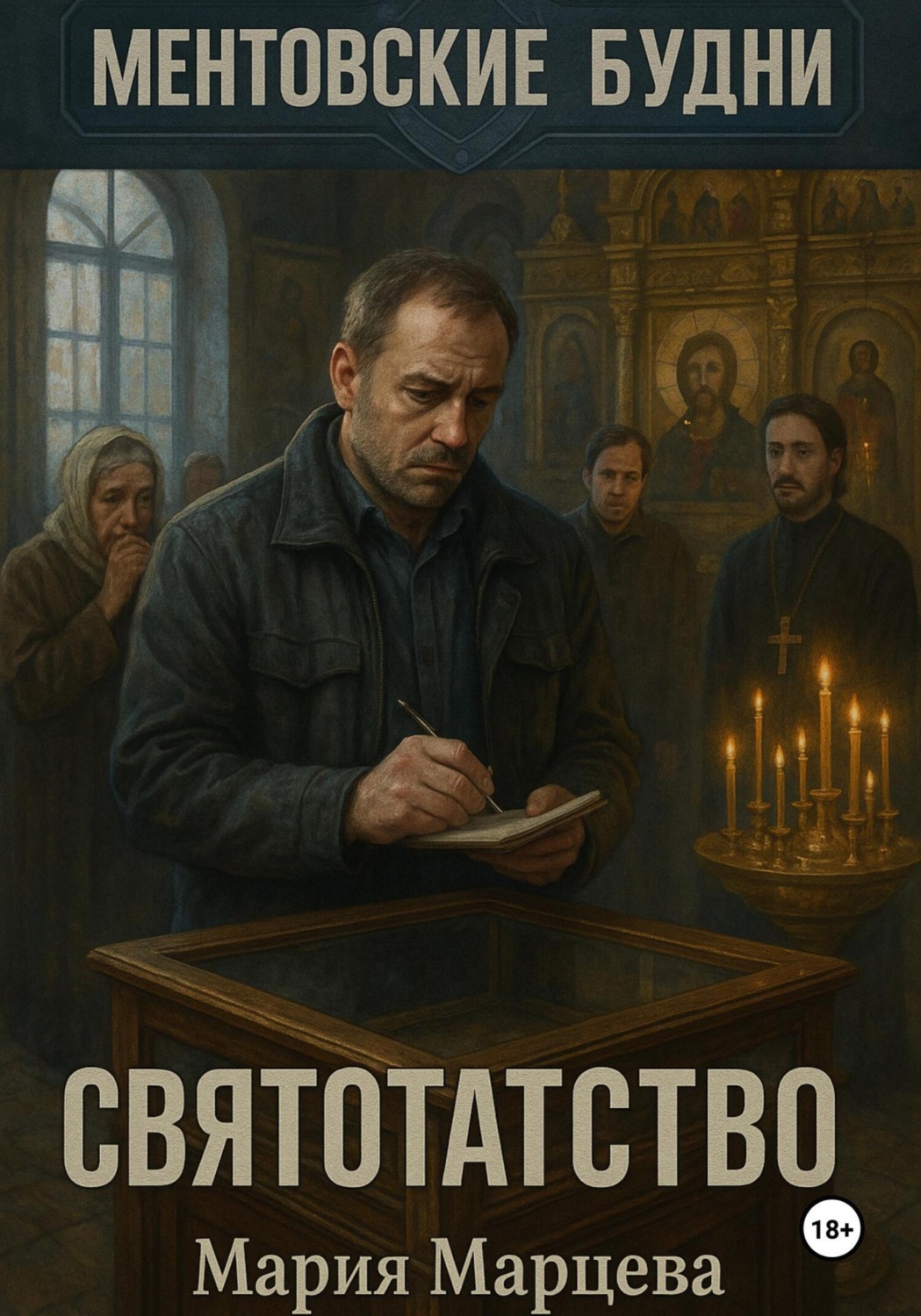 Обложка книги «Ментовские будни. Святотатство»