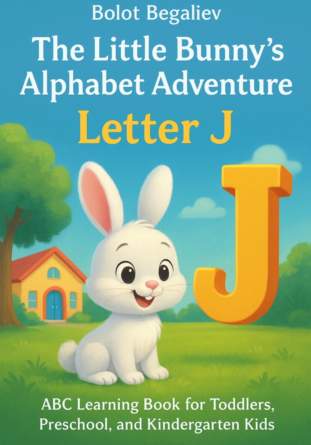 Обложка книги «The Little Bunny’s Alphabet Adventure – Letter J ABC Learning Book for Toddlers, Preschool and Kindergarten Kids»