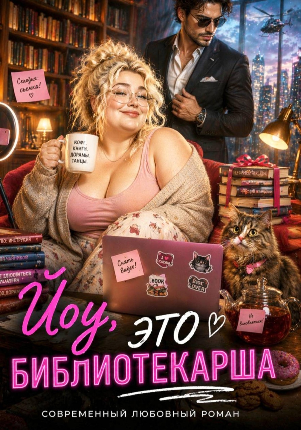 Обложка книги «Йоу, это библиотекарша»