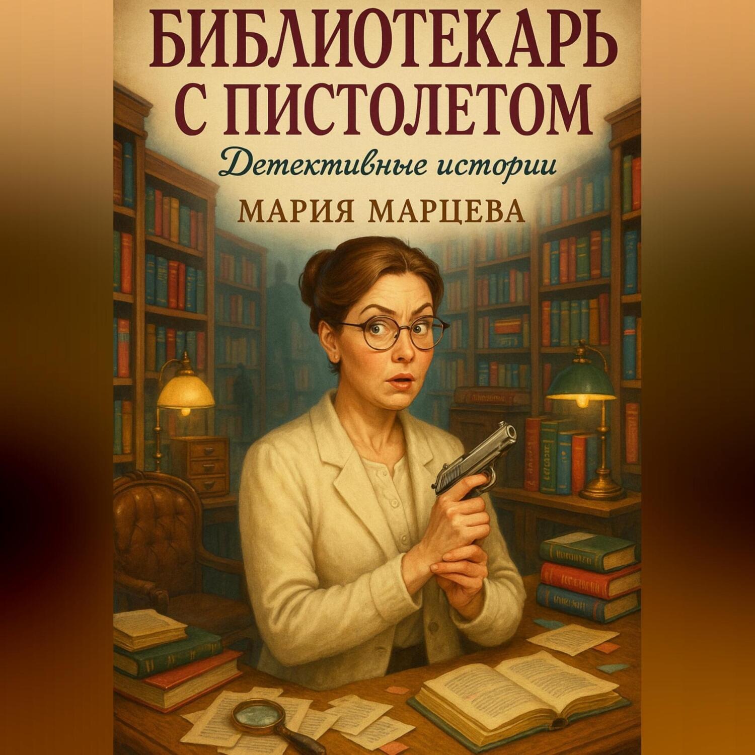 Обложка книги «Детективные истории. Библиотекарь с пистолетом»