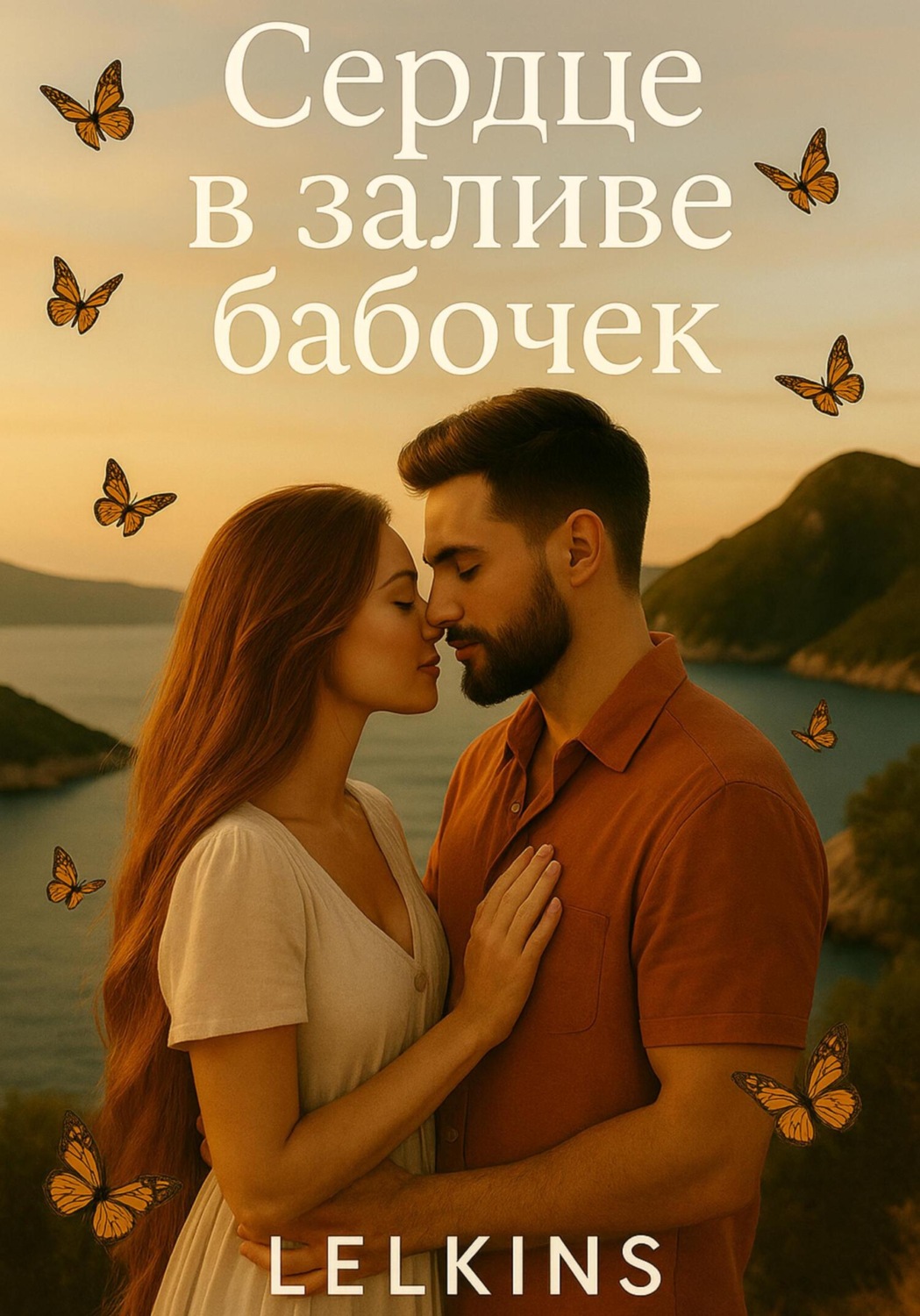 Обложка книги «Сердце в заливе бабочек»