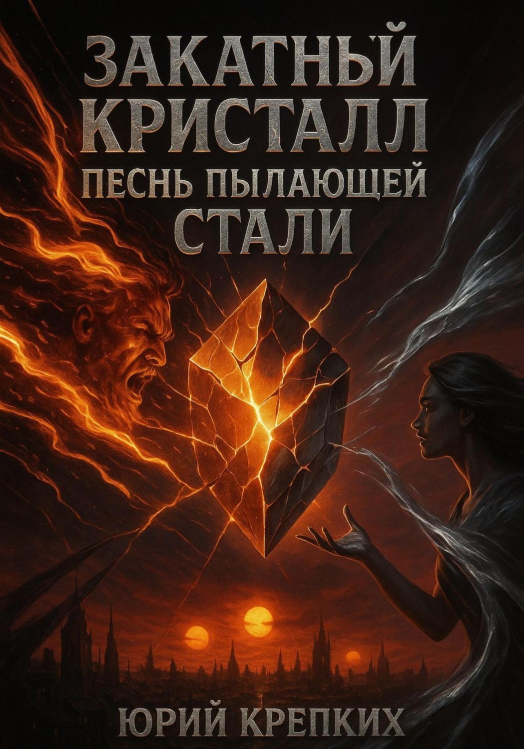 Обложка книги «Закатный кристалл: песнь пылающей стали»
