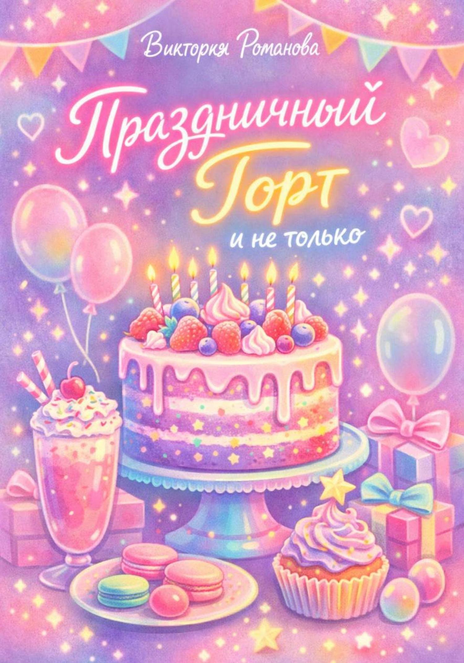 Обложка книги «Праздничный торт и не только: меню для идеального дня рождения»