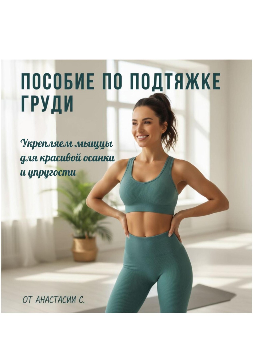 Обложка книги «Как подтянуть грудь! Пособие по Подтяжке Груди: Укрепляем Мышцы для Красивой Осанки и Упругости!»