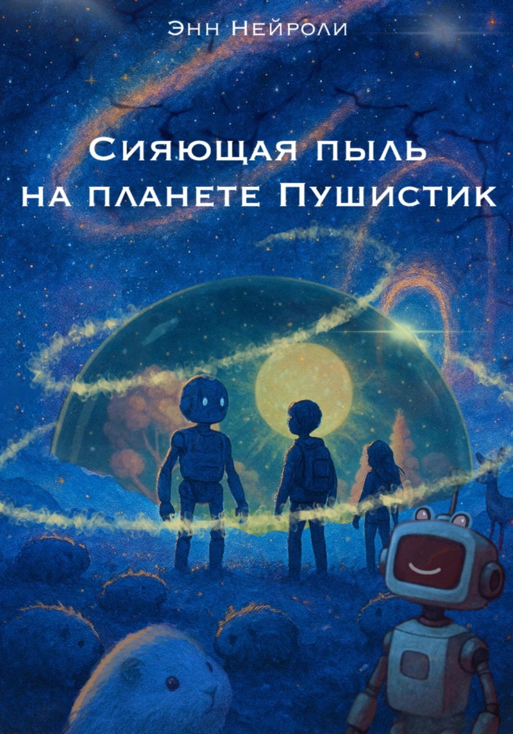 Обложка книги «Сияющая пыль на планете Пушистик»