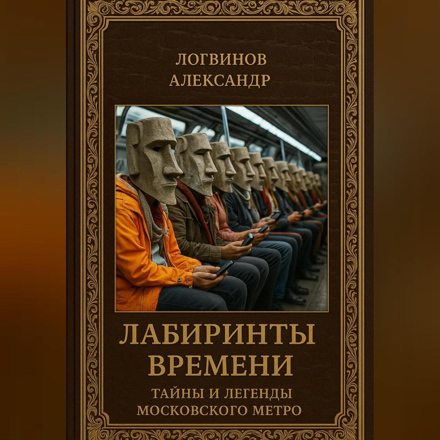Обложка книги «Лабиринты времени: Тайны и легенды Московского метро»