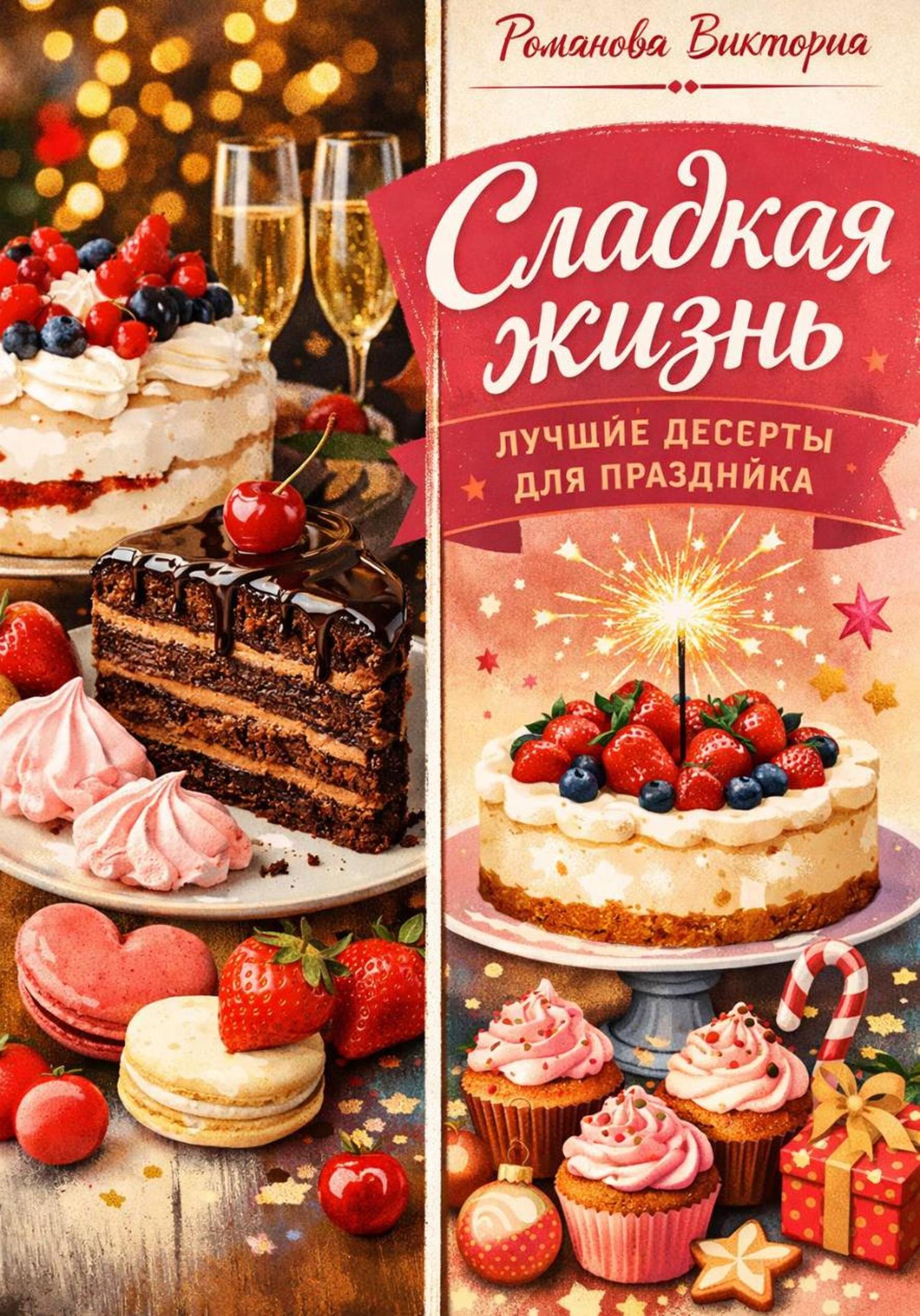 Обложка книги «Сладкая жизнь: лучшие десерты для праздника»