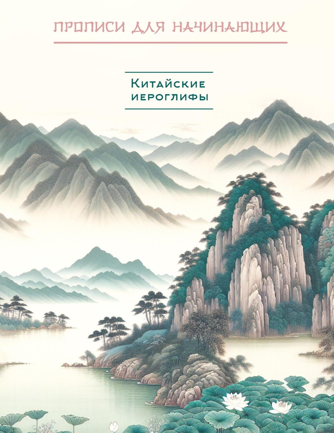 Обложка книги «Китайские иероглифы. Прописи для начинающих»