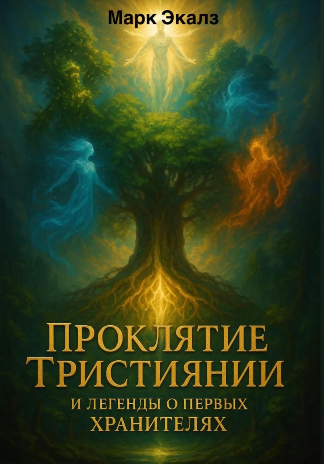 Обложка книги «Проклятие Тристиянии Легенды о Первых Хранителей»