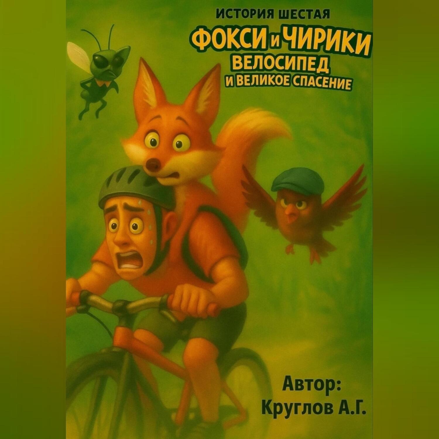 Обложка книги «История Шестая. Фокси и Чирики – Велосипед и Великое Спасение.»
