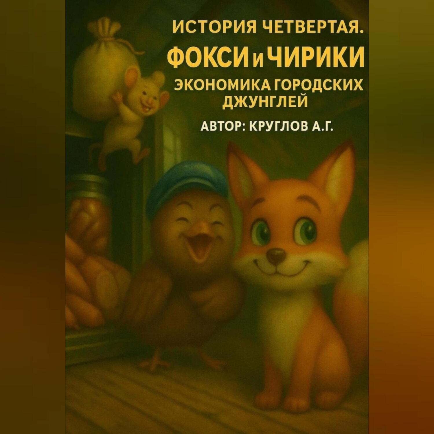 Обложка книги «История четвертая. Фокси и Чирики- Экономика городских джунглей.»