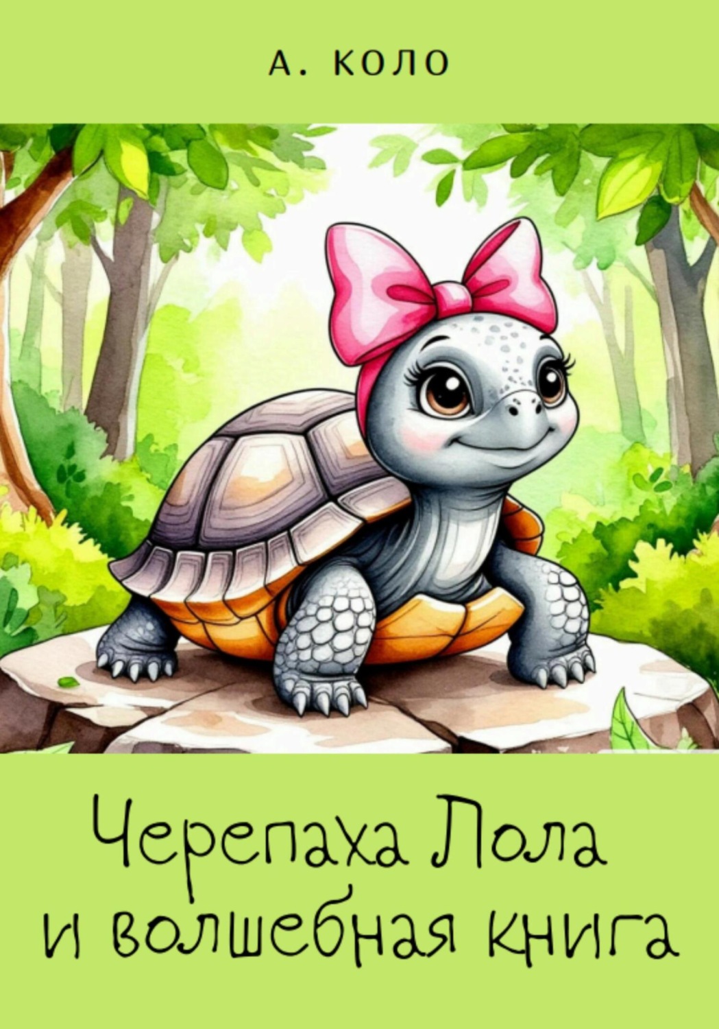 Обложка книги «Черепаха Лола и волшебная книга»
