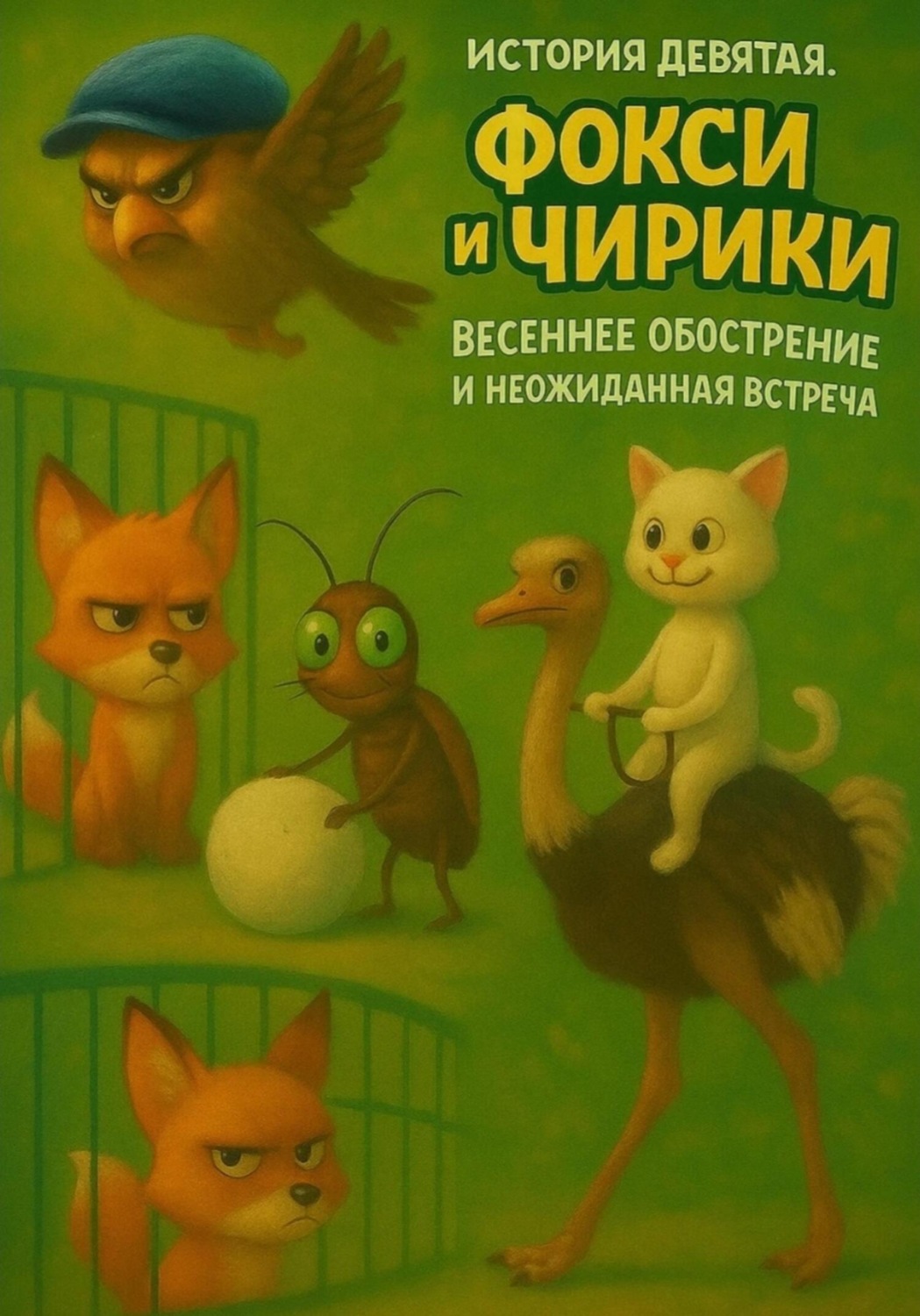 Обложка книги «История Девятая. Фокси и Чирики. Весеннее обострение и неожиданная встреча»
