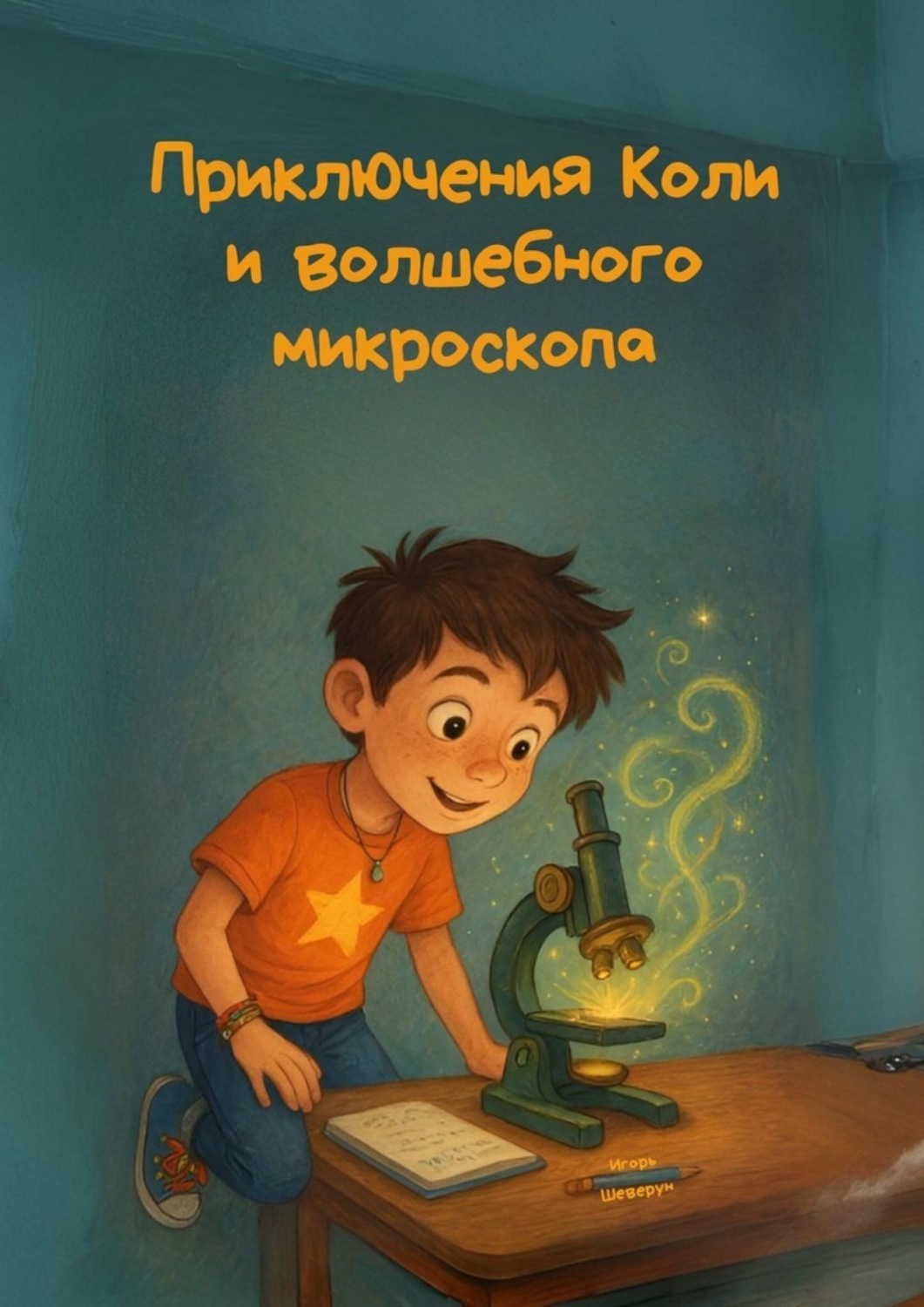 Обложка книги «Приключения Коли и волшебного микроскопа»