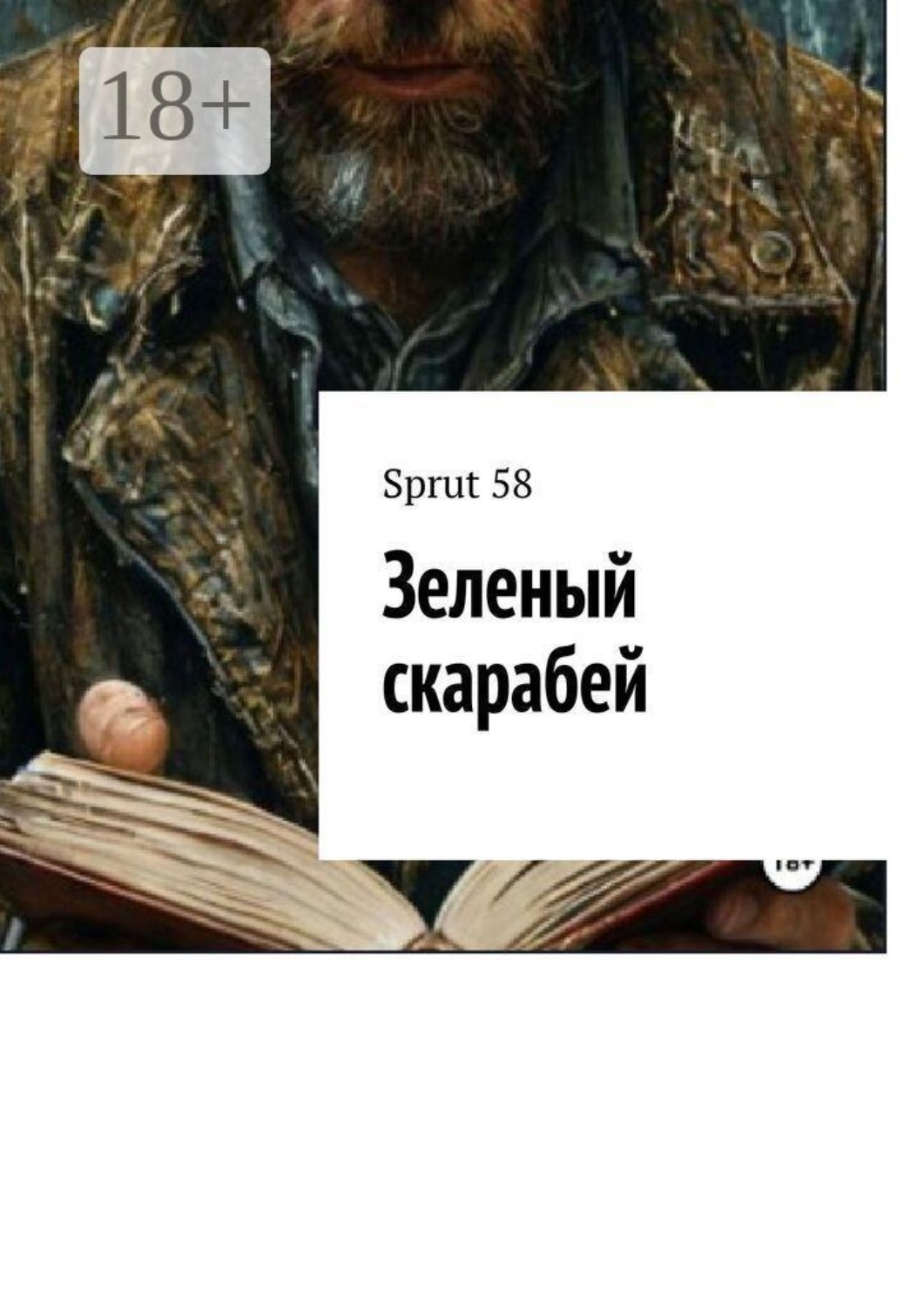 Обложка книги «Зеленый скарабей»