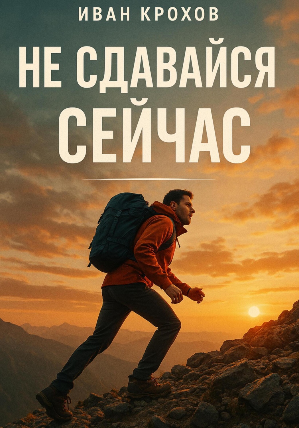 Обложка книги «Не сдавайся сейчас»