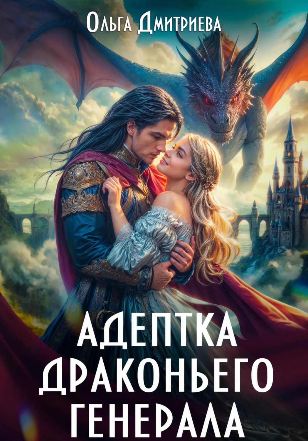 Обложка книги «Адептка драконьего генерала»