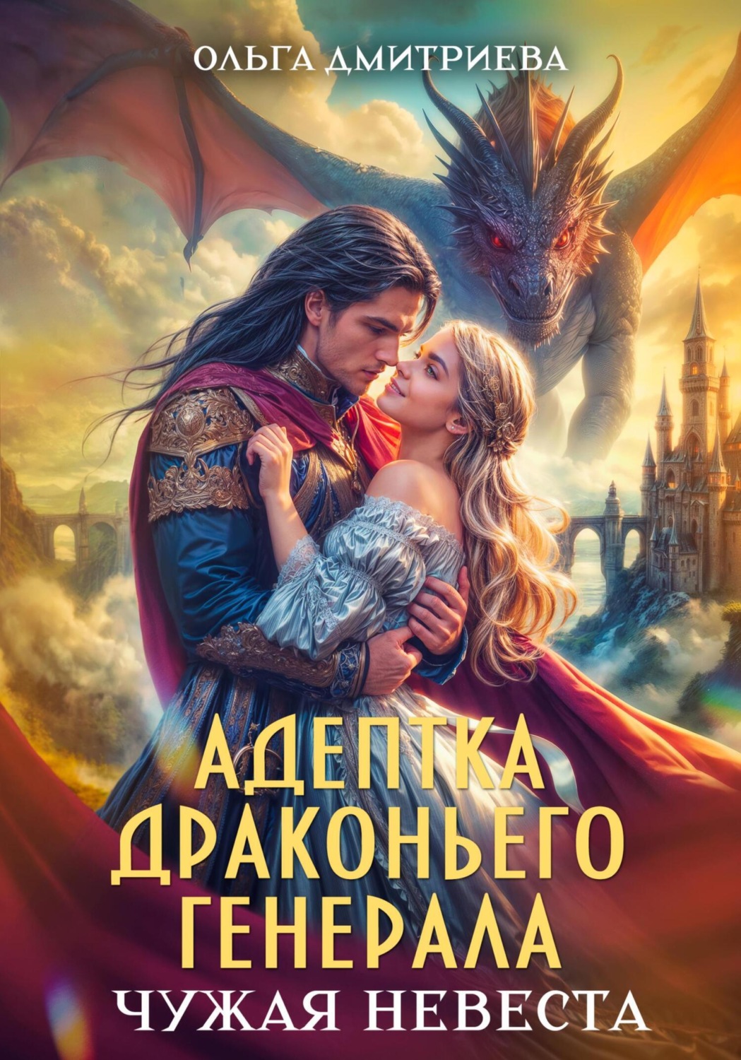 Обложка книги «Адептка драконьего генерала. Чужая невеста»
