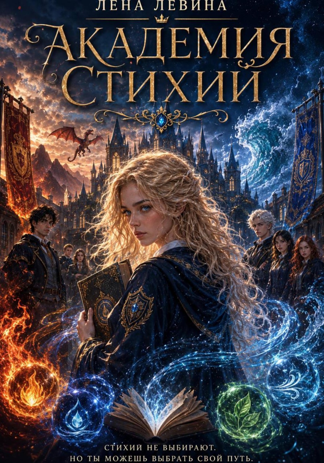 Обложка книги «Академия стихий»