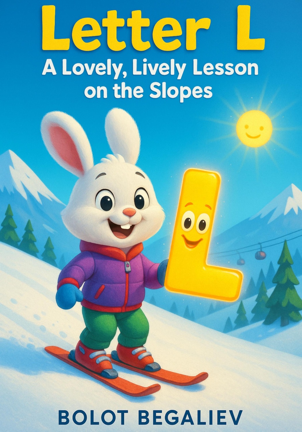 Обложка книги «Letter L A Lovely Lively Lesson on the Slopes»