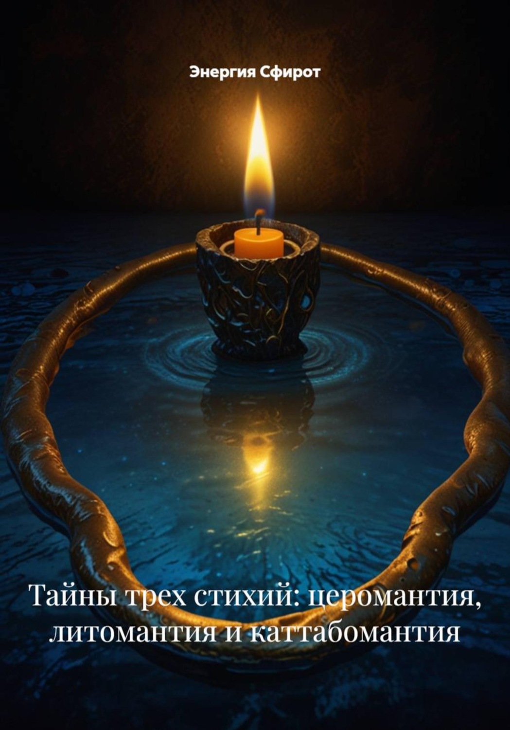 Обложка книги «Тайны трех стихий: церомантия, литомантия и каттабомантия»