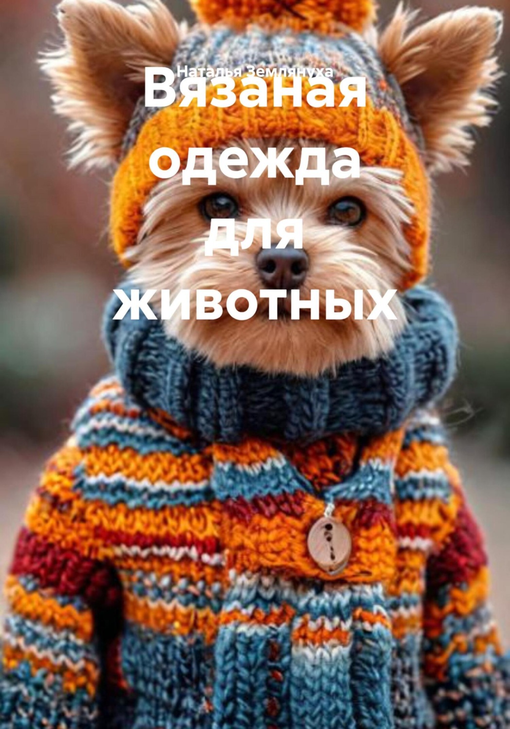 Обложка книги «Вязаная одежда для животных»