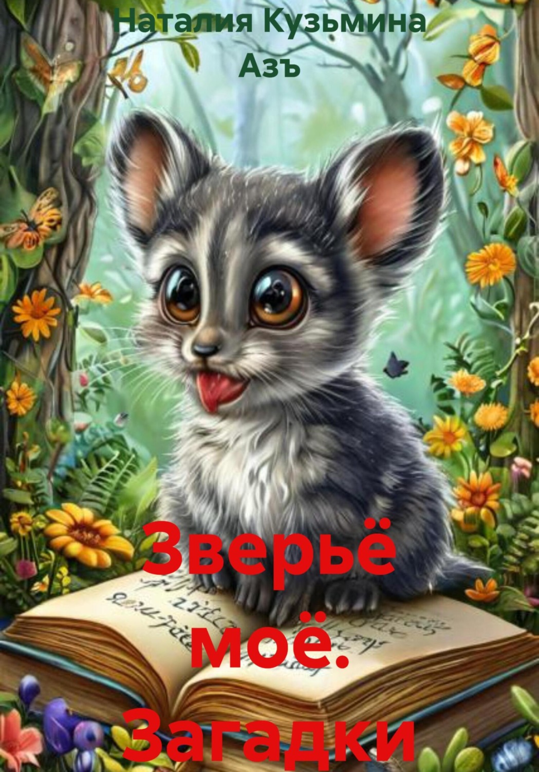 Обложка книги «Зверьё моё. Загадки»