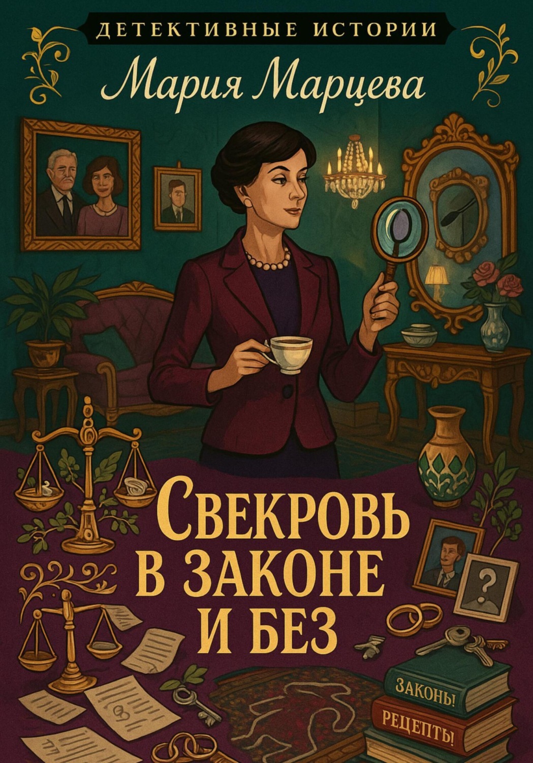 Обложка книги «Детективные истории. Свекровь в законе и без»