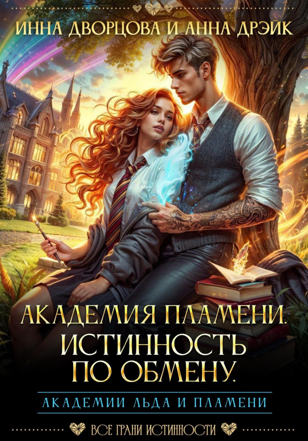 Обложка книги «Академия Пламени. Истинность по обмену»