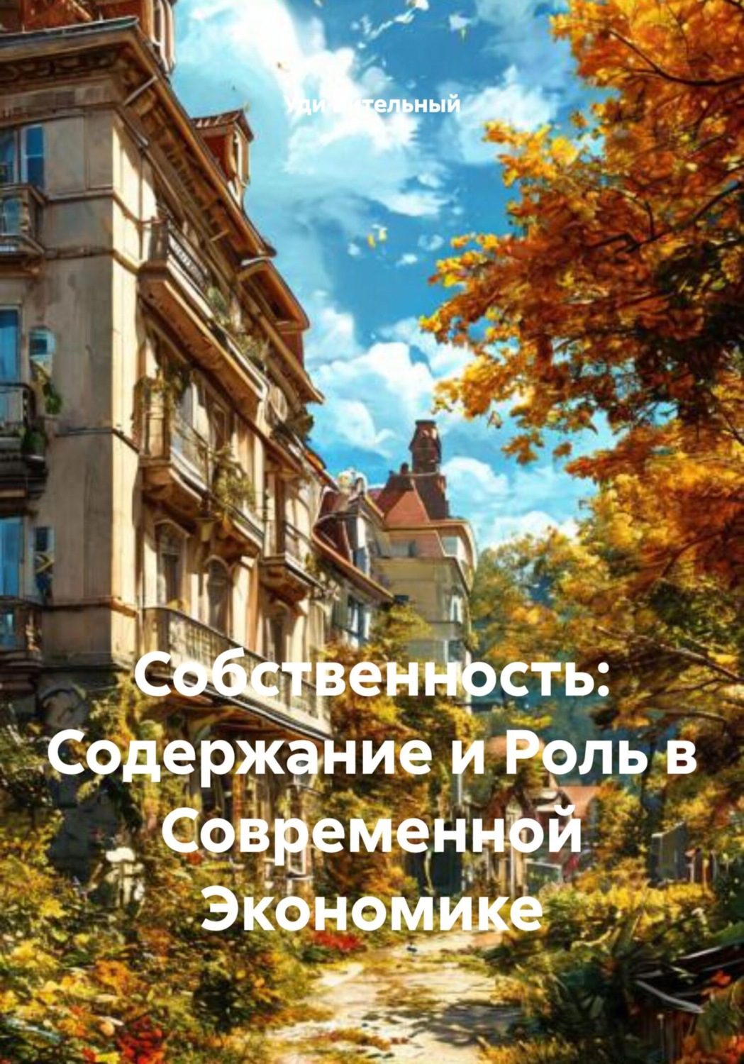 Обложка книги «Собственность: Содержание и Роль в Современной Экономике»