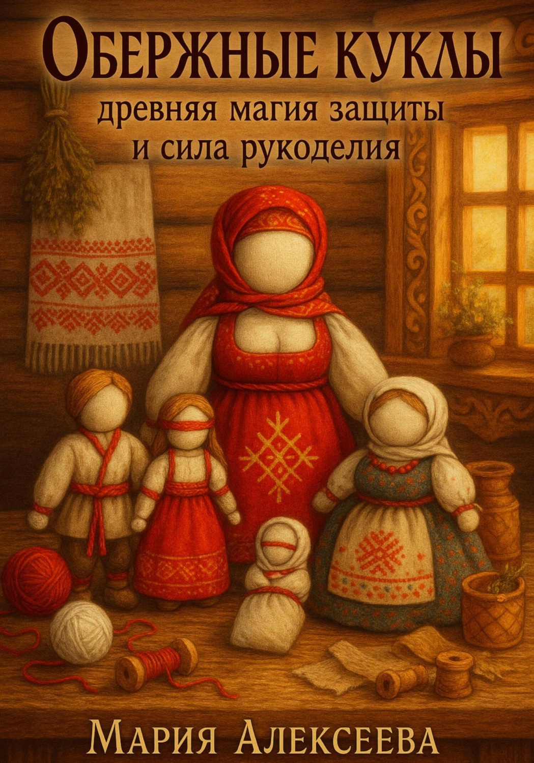 Обложка книги «Обережные куклы. Древняя магия защиты и сила рукоделия»