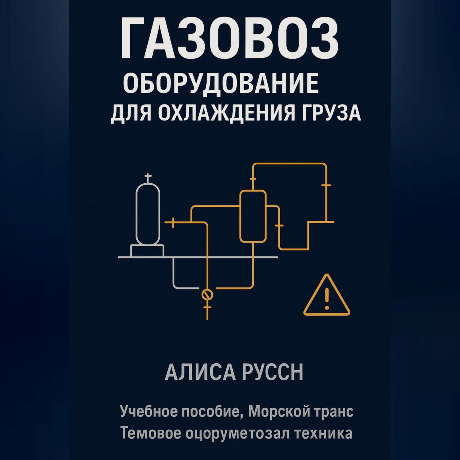 Обложка книги «Газовоз, оборудование для охлаждения груза»