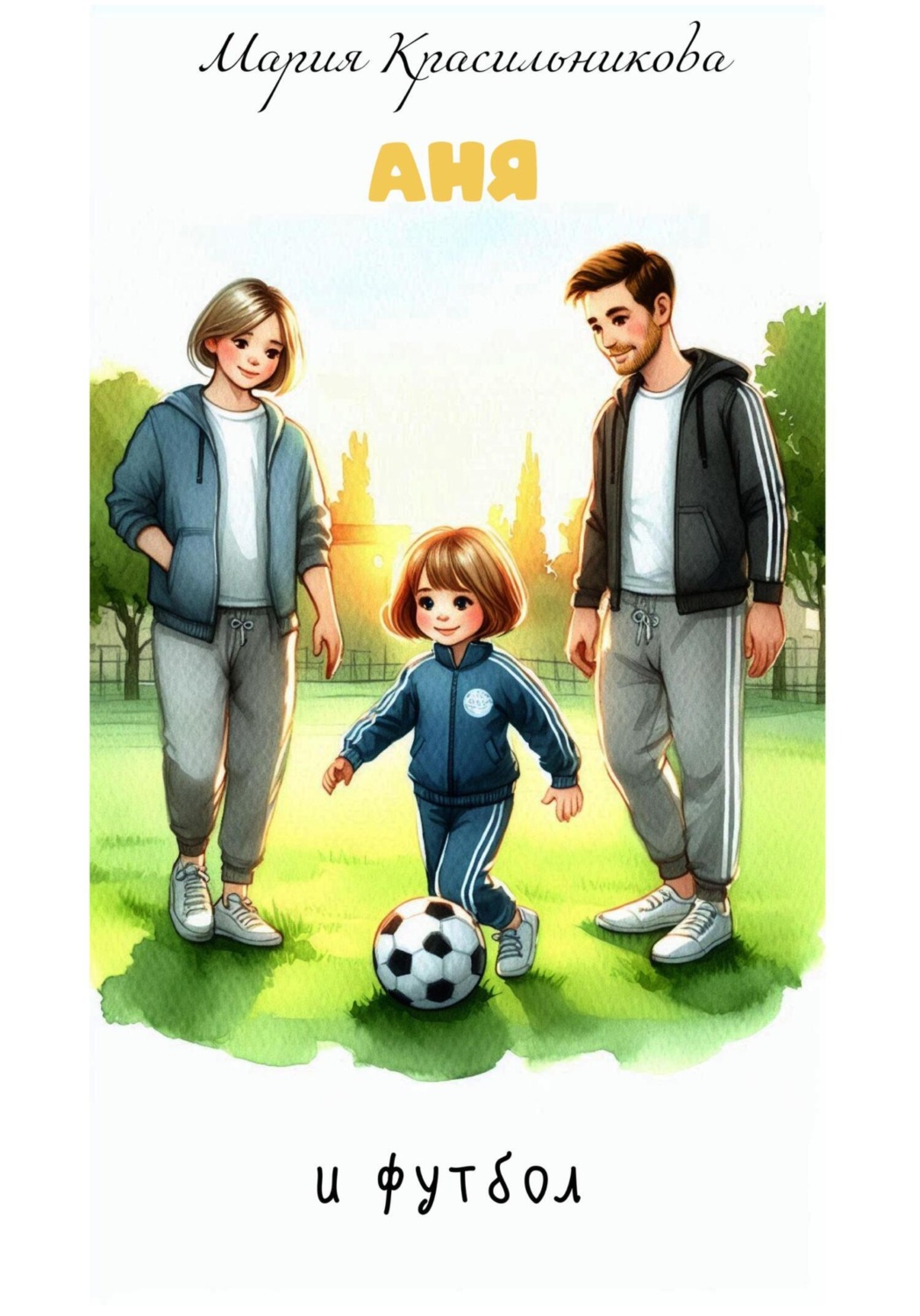 Обложка книги «Аня и футбол»