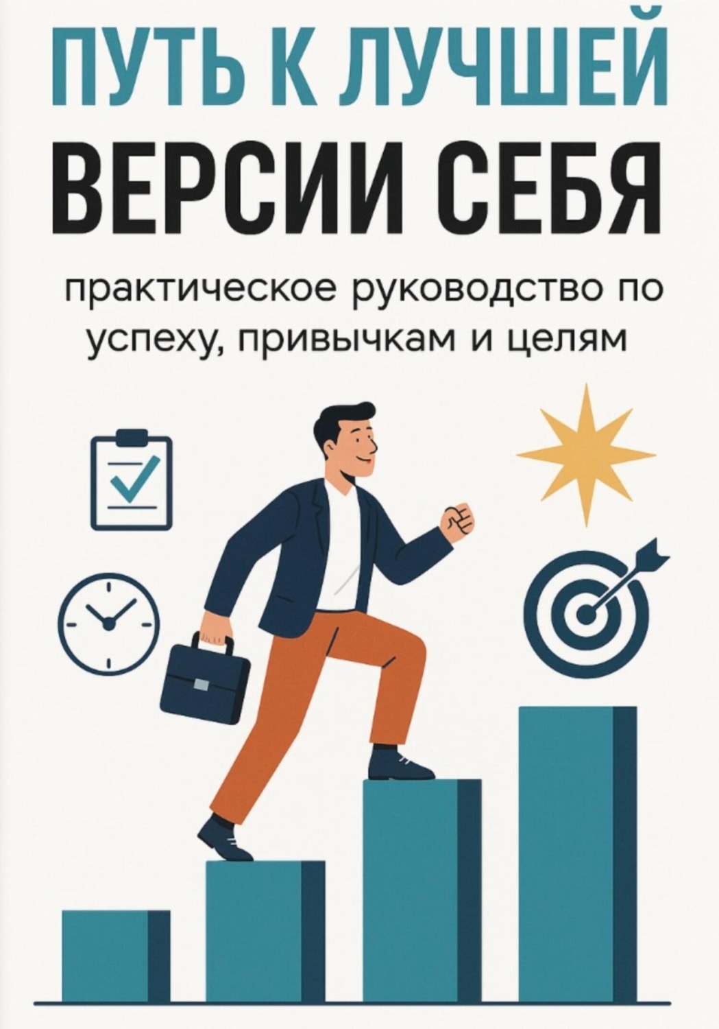 Обложка книги «Путь к лучшей версии себя, практическое руководство по успеху, привычкам и целям»