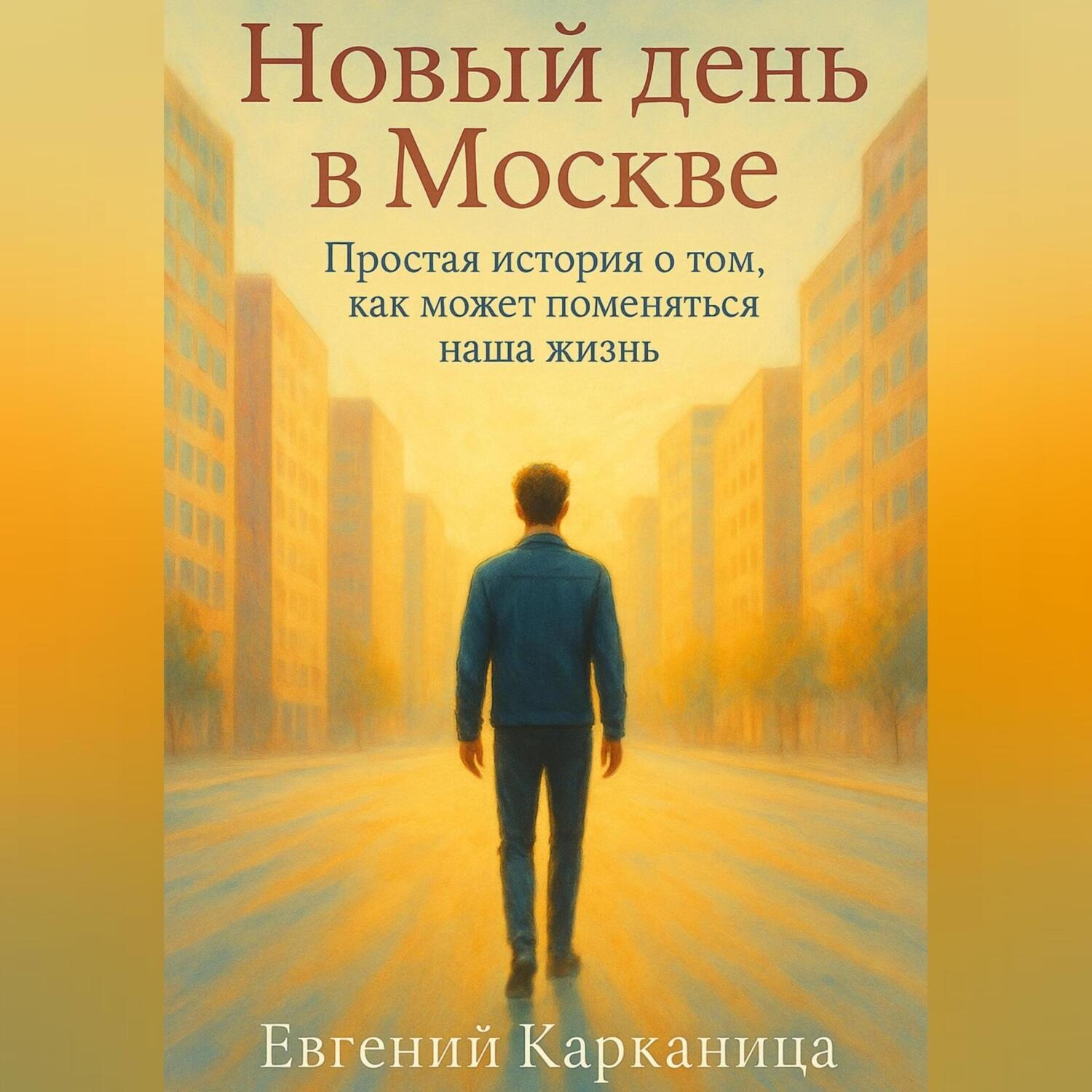 Обложка книги «Новый день в Москве. Простая история о том, как может поменяться наша жизнь.»