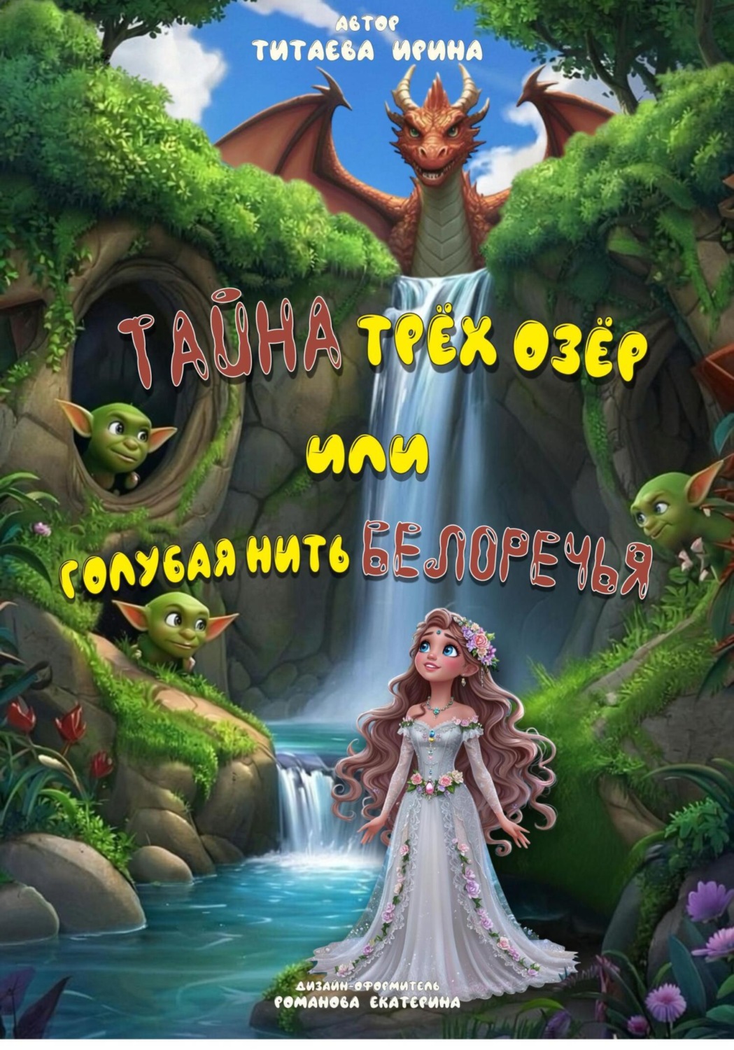 Обложка книги «Тайна трёх озёр, или Голубая нить Белоречья»