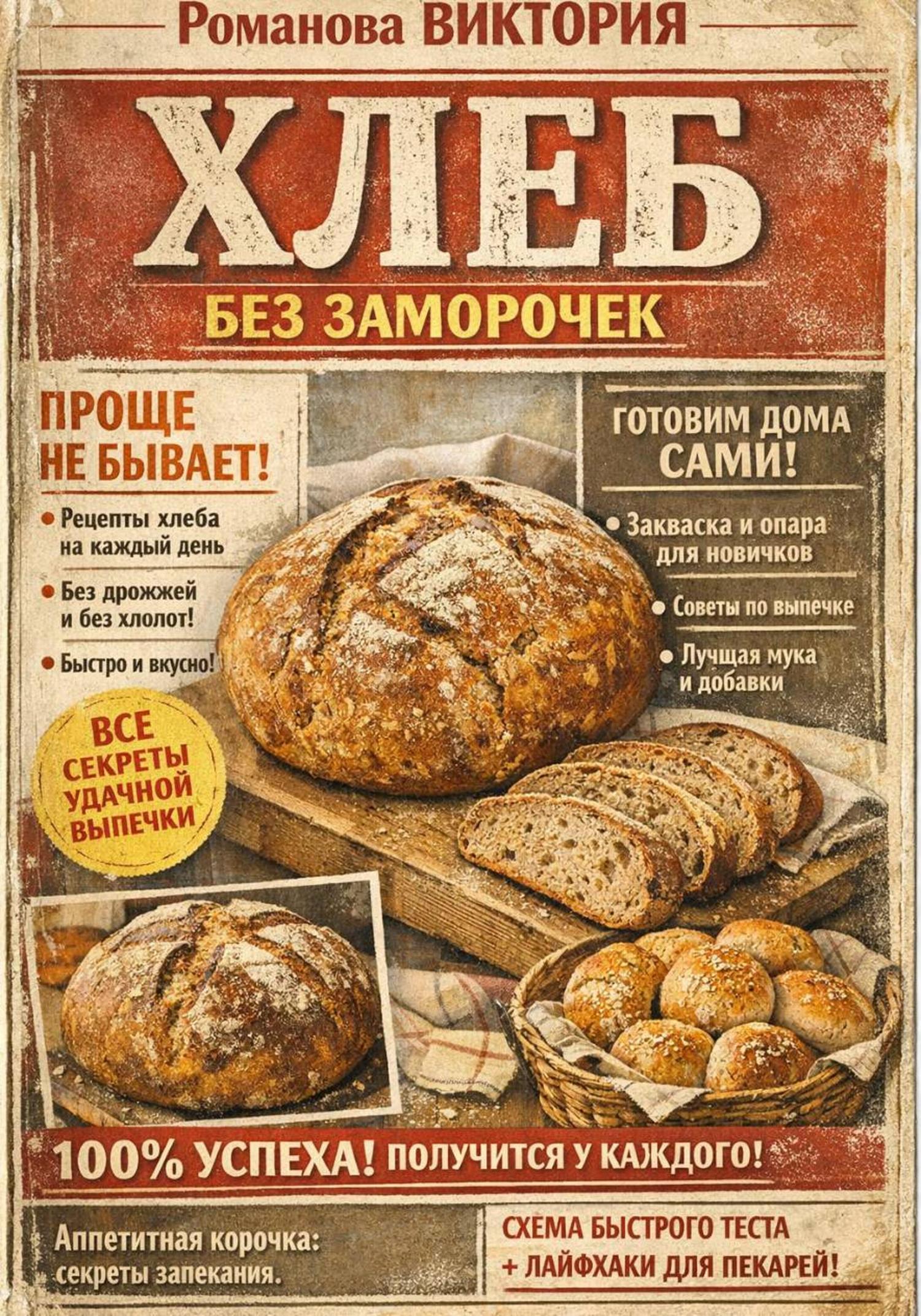 Обложка книги «Хлеб без заморочек»